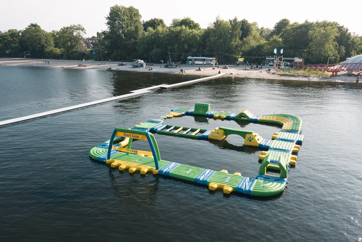Aquapark und Strandbereich bei Supieria