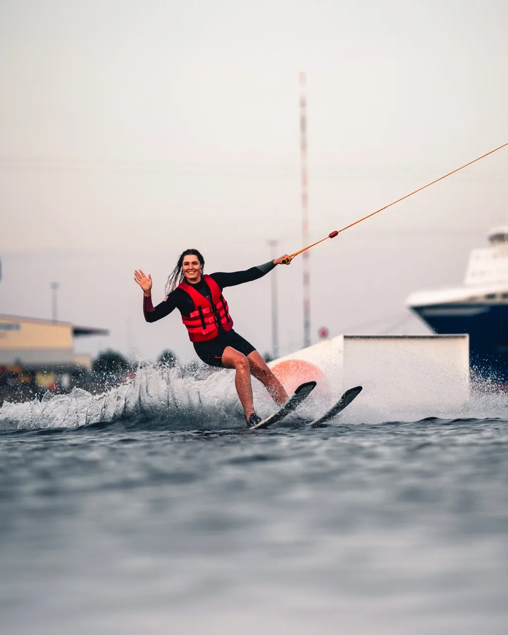 Water ski session at Supieria